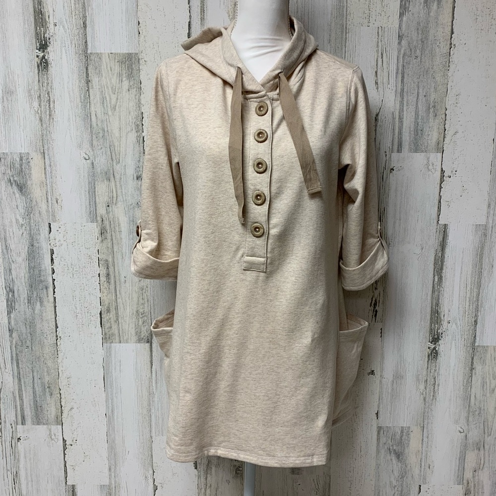 Women’s Susan Graver Weekend Beige Top Dress XS